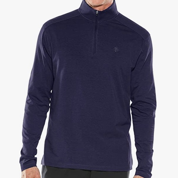 Coolibar Sonora Quarter 1/4 Zip UPF 50+ Excellent Sun Protection Pullover - Picture 2 of 7
